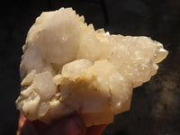 Natural White Quartz Crystal Clusters x 2 From Zambia