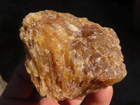 Natural Honey Aragonite Etched & Cobbed Pieces  x 24 From Namibia