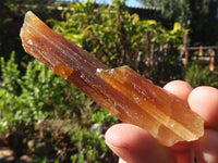 Natural Honey Aragonite Etched & Cobbed Pieces  x 24 From Namibia