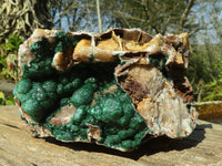 Natural Rare Ball Malachite On Drusy Quartz & Dolomite Matrix  x 1 From Kambove, Congo - Toprock Gemstones and Minerals 