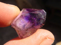 Natural Smokey Chiredzi Amethyst Crystals & Double Terminated Scepters x 12 From Chiredzi, Zimbabwe