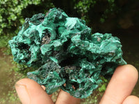 Natural Silky Chatoyant Malachite Specimens  x 6 From Kasompe, Congo - TopRock