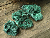 Natural Silky Chatoyant Malachite Specimens  x 6 From Kasompe, Congo - TopRock