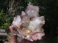 Natural Red Hematite Quartz Clusters  x 2 From Karoi, Zimbabwe - TopRock