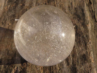 Polished  Clear Quartz Crystal Balls  x 3 From Ambatondrazaka, Madagascar