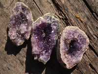 Natural Amethyst & Crystal Centred Geodes  x 12 From Zululand, South Africa - TopRock