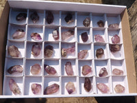 Natural Small Smokey Amethyst Crystals  x 35 From Chiredzi, Zimbabwe - Toprock Gemstones and Minerals 