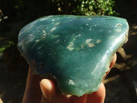 Polished Emerald Mtorolite / Chrome Chrysoprase Plates  x 2 From Zimbabwe - TopRock