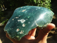 Polished Emerald Mtorolite / Chrome Chrysoprase Plates  x 2 From Zimbabwe - TopRock