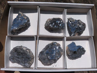 Natural Silver Lead Galena With Copper Specimens  x 6 From Kaokoveld, Namibia - TopRock