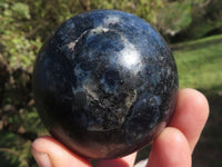 Polished Rare Iolite Water Sapphire Spheres  x 4 From Madagascar - TopRock