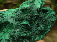 Natural Chatoyant Silky Malachite Specimens  x 3 From Kasompe, Congo - Toprock Gemstones and Minerals 