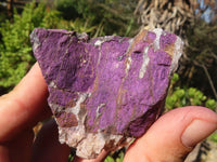 Natural Metallic Purpurite Cobbed Specimens  x 12 From Erongo, Namibia - Toprock Gemstones and Minerals 