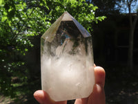 Polished Large Wispy Smokey Phantom Quartz Crystals x 2 From Madagascar - TopRock