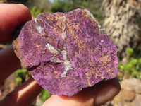 Natural Metallic Purpurite Cobbed Specimens  x 12 From Erongo, Namibia - Toprock Gemstones and Minerals 