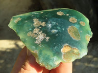 Polished One Side Polished Emerald Mtorolite Plates  x 6 From Zimbabwe