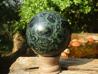 Polished Stromatolite / Kambamba Jasper Spheres  x 3 From Mahajanga, Madagascar - Toprock Gemstones and Minerals 