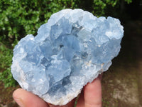 Natural Blue Celestite Crystal Specimens  x 3 From Sakoany, Madagascar - Toprock Gemstones and Minerals 