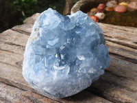 Natural Blue Celestite Crystal Specimens  x 3 From Sakoany, Madagascar - Toprock Gemstones and Minerals 