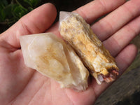 Natural Pineapple Candle Quartz Crystals  x 24 From Madagascar - Toprock Gemstones and Minerals 