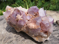 Natural Zambian Amethyst Quartz Clusters x 2 From Mumbwa, Zambia - TopRock