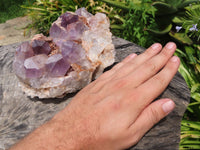 Natural Zambian Amethyst Quartz Clusters x 2 From Mumbwa, Zambia - TopRock