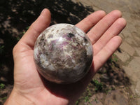 Polished Pink Tourmaline Rubellite Spheres  x 6 From Madagascar - TopRock