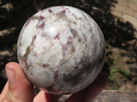 Polished Pink Tourmaline Rubellite Spheres  x 6 From Madagascar - TopRock