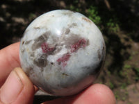 Polished Pink Tourmaline Rubellite Spheres  x 6 From Madagascar - TopRock