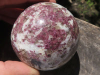 Polished Pink Tourmaline Rubellite Spheres  x 6 From Madagascar - TopRock