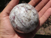 Polished Pink Tourmaline Rubellite Spheres  x 6 From Madagascar - TopRock