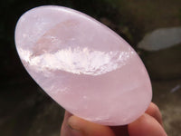 Polished Gemmy Pink Rose Quartz Palm Stones  x 12 From Madagascar - Toprock Gemstones and Minerals 