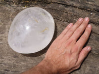 Polished Giant Quartz Rock Crystal Free Form With Rainbow Veils  x 1 From Madagascar - TopRock