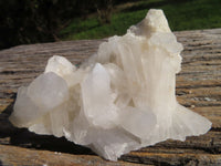 Natural White Quartz Clusters x 12 From Madagascar - TopRock