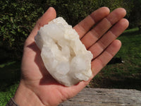 Natural White Quartz Clusters x 12 From Madagascar - TopRock