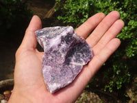 Natural Rough Purple Lepidolite Specimens  x 6 From Namibia - Toprock Gemstones and Minerals 