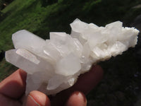 Natural White Quartz Clusters x 12 From Madagascar - TopRock