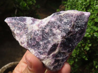 Natural Rough Purple Lepidolite Specimens  x 6 From Namibia - Toprock Gemstones and Minerals 