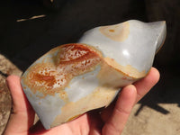 Polished Polychrome / Picasso Jasper Flame  x 1 From Madagascar