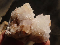 Natural Pale Spirit Quartz Clusters x 12 From Boekenhouthoek, South Africa