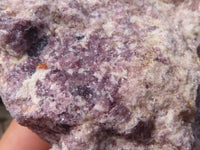 Natural Rough Purple Lepidolite Specimens  x 6 From Namibia - Toprock Gemstones and Minerals 