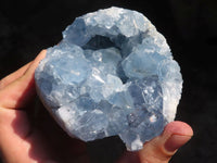 Natural Blue Celestite Crystal Specimens  x 2 From Sakoany, Madagascar - Toprock Gemstones and Minerals 