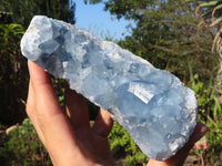 Natural Blue Celestite Crystal Specimens  x 2 From Sakoany, Madagascar - Toprock Gemstones and Minerals 