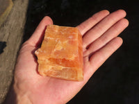 Natural New Sunset Orange Calcite Specimens  x 12 From Spitzkop, Namibia - Toprock Gemstones and Minerals 