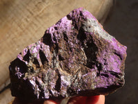 Natural Metallic Purpurite Cobbed Specimens x 2 From Erongo, Namibia