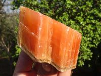 Natural New Sunset Orange Calcite Specimens  x 12 From Spitzkop, Namibia - Toprock Gemstones and Minerals 