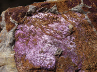 Natural Metallic Purpurite Cobbed Specimens x 2 From Erongo, Namibia