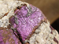 Natural Metallic Purpurite Cobbed Specimens x 2 From Erongo, Namibia