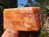 Natural New Sunset Orange Calcite Specimens  x 12 From Spitzkop, Namibia - Toprock Gemstones and Minerals 