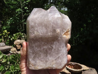 Polished Skeletal Amethyst Window Quartz Crystal  x 1 From Madagascar - TopRock